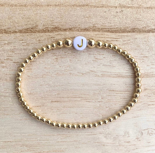 Single Initial Bracelet