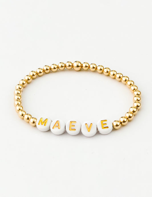 Personalised Name Bracelet- 14k Gold-filled