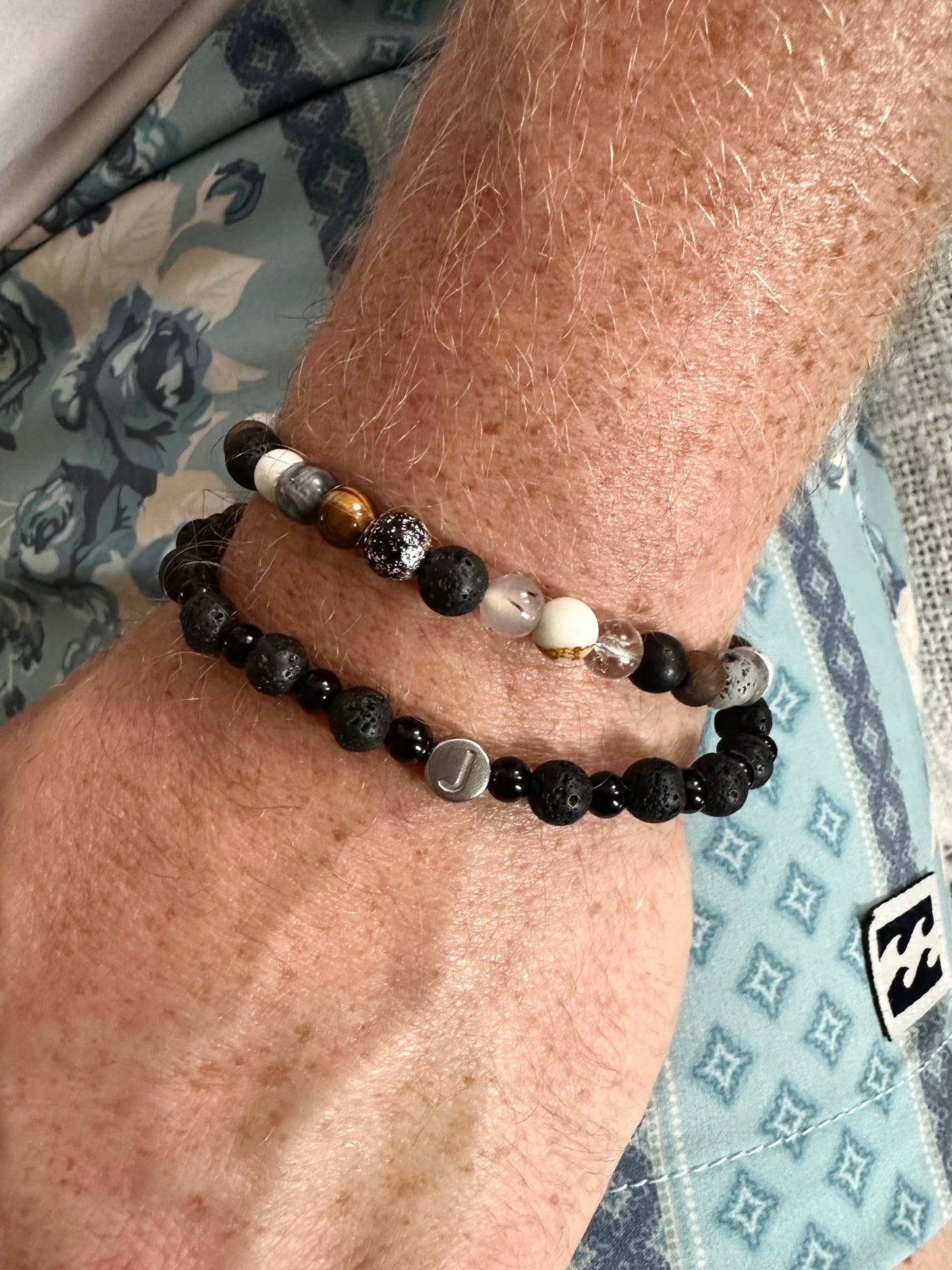 ‘Elements’ Bracelet Mixed Stone & Wood