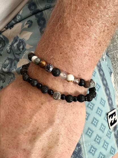 ‘Elements’ Bracelet Mixed Stone & Wood
