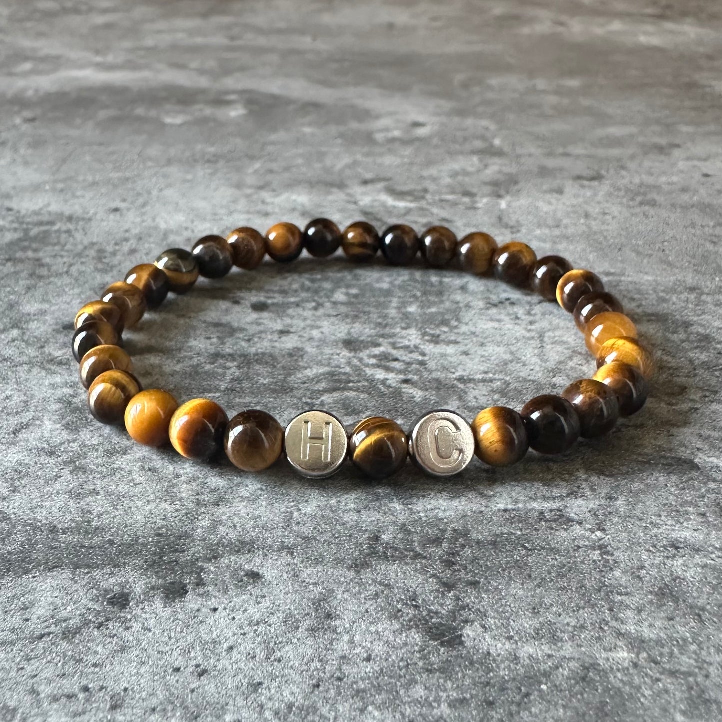 Tigers Eye Personalised Bracelet