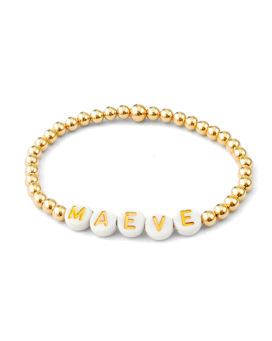 Personalised Name Bracelet- 14k Gold-filled