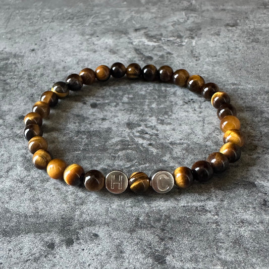 Tigers Eye Personalised Bracelet