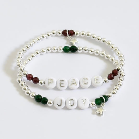 Sterling Silver Christmas Bracelet