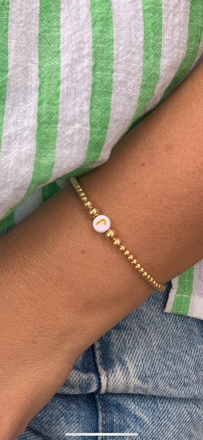 Single Initial Bracelet