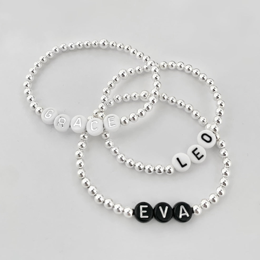 Personalised Name Bracelet- Sterling Silver