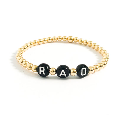 Personalised Name Bracelet - 14k Gold or Sterling Silver
