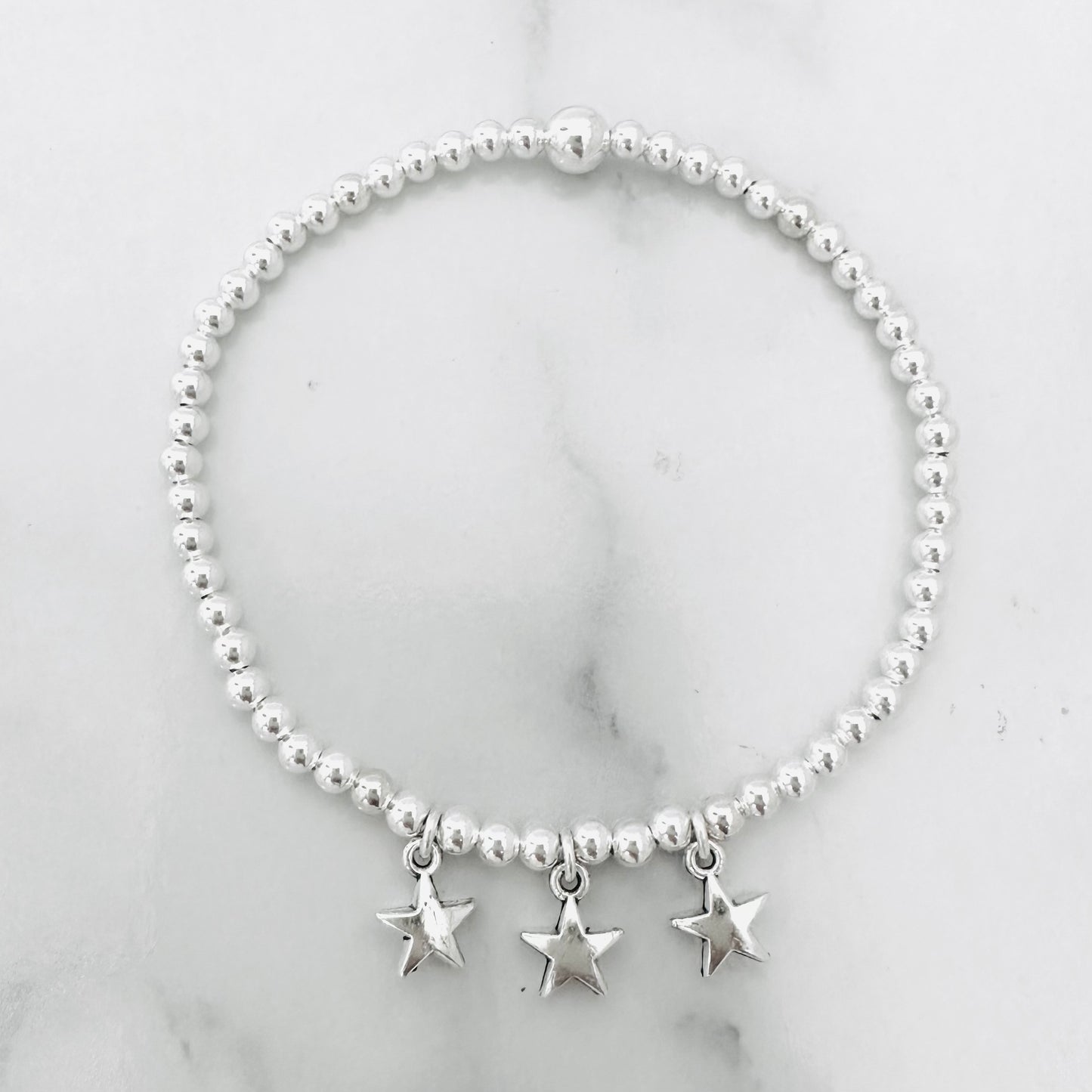 Tiny Stars Sterling Silver Bracelet