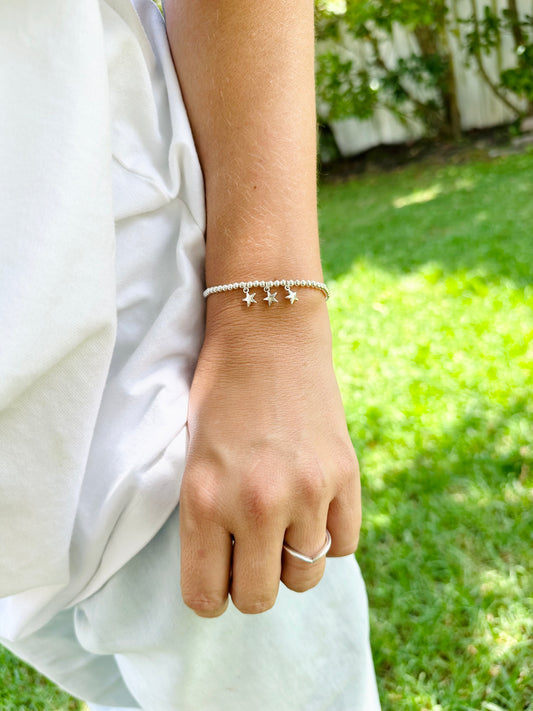 Tiny Stars Sterling Silver Bracelet